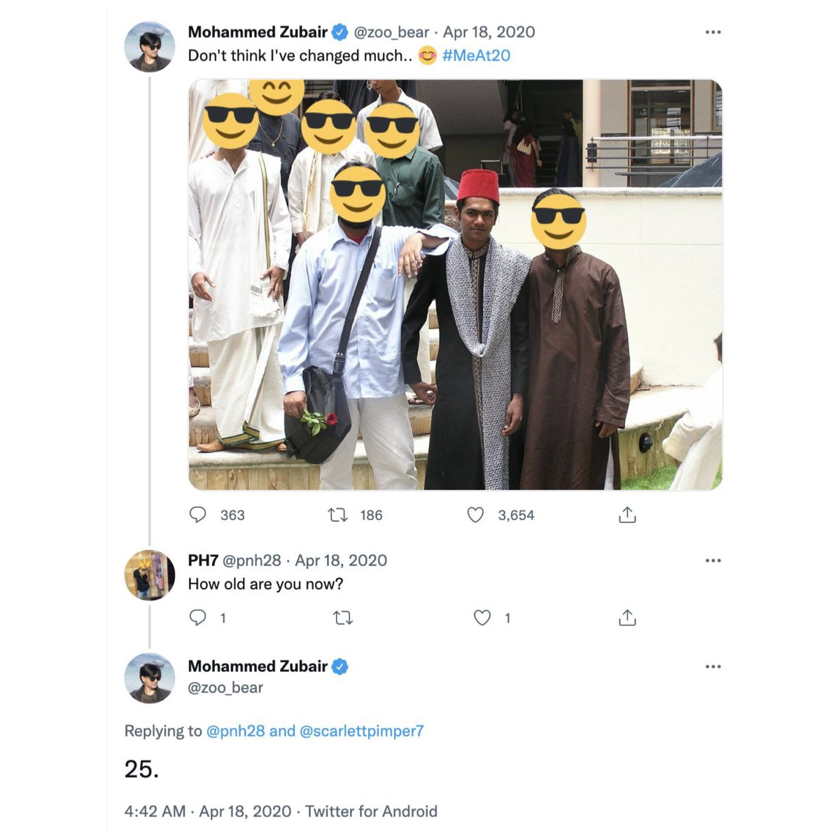 GD_Pai_blr's tweet photo. Fact checking age claim of Fact checker Mohammed Zubair 😅
#FactCheck #MohammedZubair #SSB  

The Tweet That Raises Eyebrows!  
Zubair’s 2019 tweet claims he cleared SSB Allahabad in 2005 after engineering. His 2020 tweet (#MeAt20) labels him 25, suggesting a 1995 birth (10 in 2005). But Wikipedia says 1983 birth (37 in 2020). Which is it? 🕵️‍♂️  
#AltNews #Misinformation  

SSB Rules: Age Doesn’t Lie!  
SSB eligibility (UPSC) requires 19-25 years in the application year. In 2005, a 1983 birth (age 22) fits, but 1995 (age 10) doesn’t. Engineering graduation at 10 is impossible—typical age is 21-23. Something’s off! 📚  
#SSB2025 #Eligibility  

Medical Mystery or Misstep?  
Zubair’s “no medical call” claim post-SSB is odd. Medicals follow the conference, not a separate call, unless deferred. With a 1983 birth, SSB in 2005 is plausible, but engineering lacks proof. 1995 birth? Pure fiction. 🚩  
#FactChecking  

The 1983 Truth Emerges!  
Wikipedia’s 1983 birth aligns with Alt News founding (2017, age 34). The 25-in-2020 claim may be a joke (#MeAt20 context), not literal. Without his birth certificate or SSB records, 1983 seems credible. Thoughts? 🤔  
#Journalism #Transparency