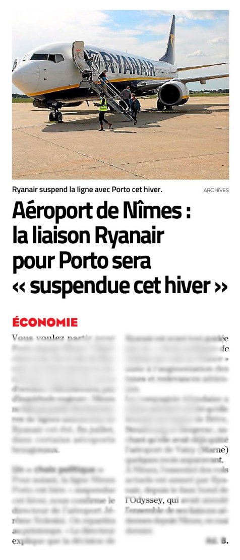 ✈️ Nîmes – Porto suspendue ?

Dans <a href="/MidiLibreNimes/">Midi Libre Nîmes</a>, le directeur de l’aéroport évoque un arrêt de la ligne cet hiver… mais Ryanair n’a rien confirmé.

Les liaisons aériennes sont vitales pour l’économie, le tourisme et les habitants.

La <a href="/VilleDeNimes/">Nîmes</a> doit rester connectée !
