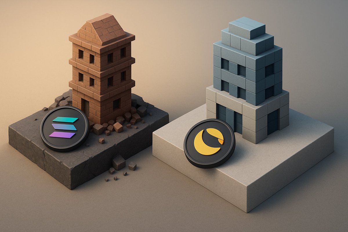 Not all blockchains are the same!
While $Solana memecoins keep rugging people overnight, #TerraClassic Layer 2 projects are being built for the long-term future. Let’s break down why it’s smarter to back $LUNC projects. 🧵👇