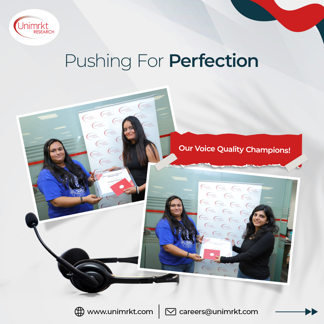 Let's applaud these exceptional individuals for holding an unwavering standard of quality, clarity, and excellence in their surveys. 

🔍 Seeking the right opportunity? Explore our current job openings here: 👉 unimrkt.com/work-with-us.p….

#UnimrktResearch