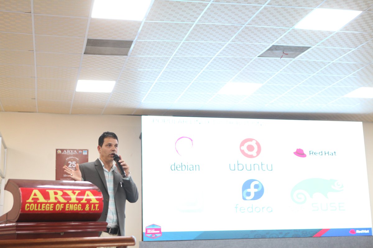 aryacolleges's tweet photo. #AryaCollege, successfully organized Student &amp; Industry #InteractionProgram with Mr. Abid Matoo, Sr. Partner Manager, Global Learning Services India, RedHat, on 20th August, 2025. It was an inspiring &amp; interactive experience, strengthening the bond between academia and industry. https://t.co/1K4xWrHGIk