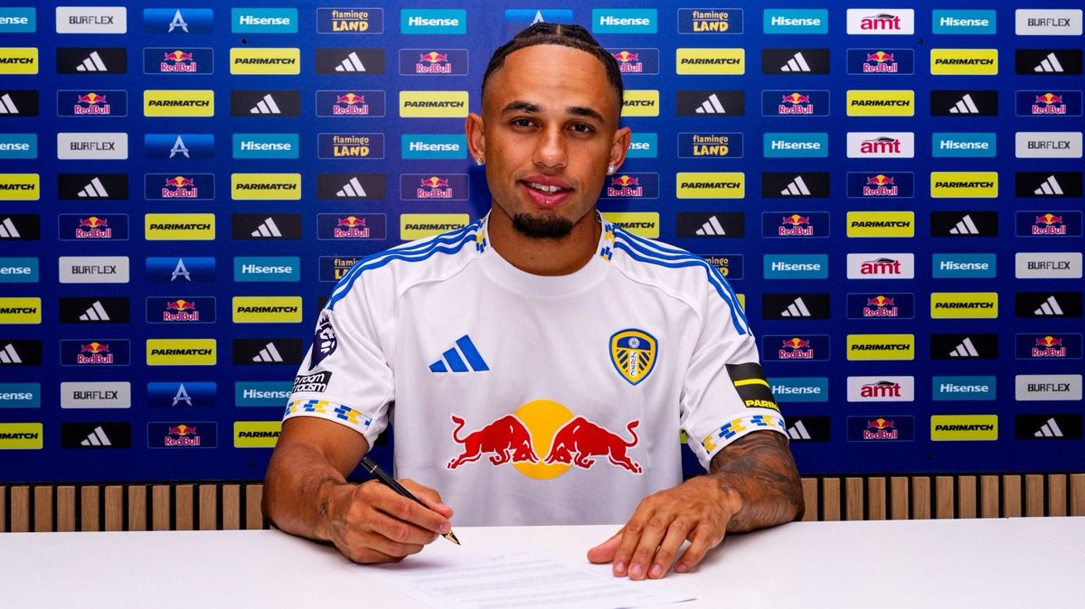 OFFICIAL: Leeds have signed striker Noah Okafor from AC Milan for £18m on a four-year contract.