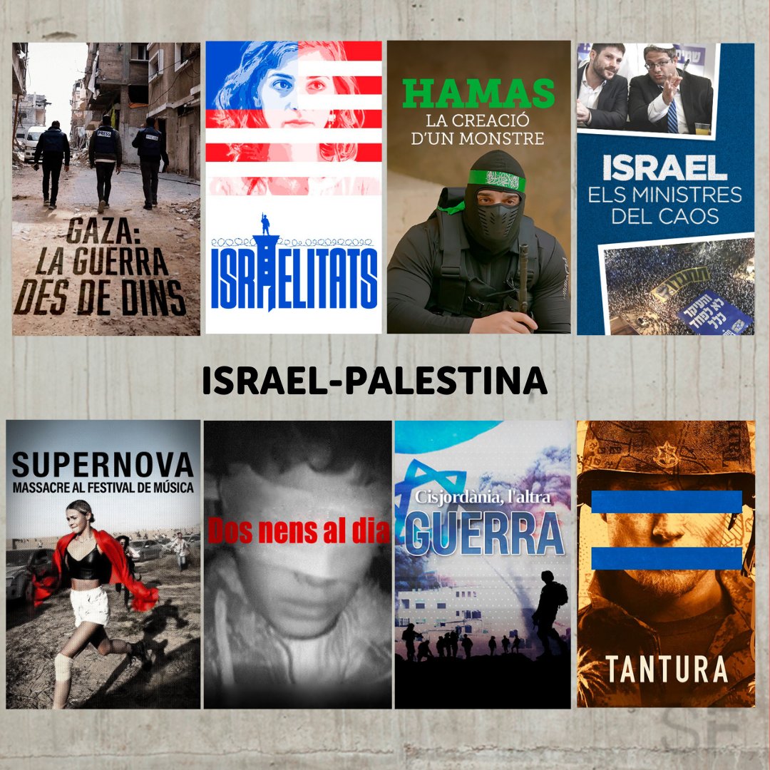 senseficcio's tweet photo. Les veus d'un conflicte que, més que mai, reclama ser entès i escoltat

No et perdis la col·lecció "Israel-Palestina: el preu humà" amb diversos reportatges i documentals, a la plataforma @som3cat 

▶️https://t.co/wyuYOaT6k7 https://t.co/88QTUHvgeo