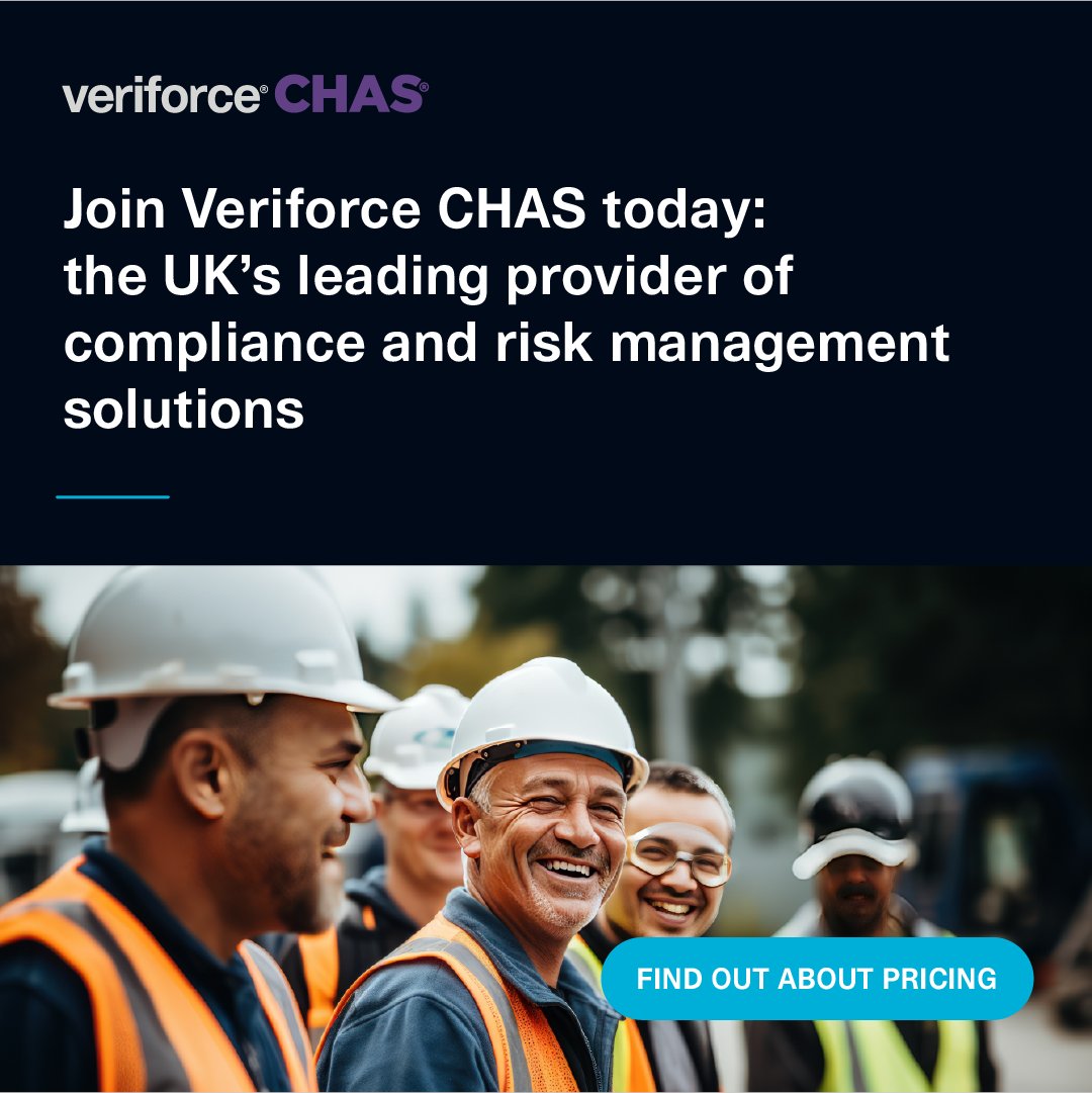 Veriforce CHAS is trusted by the UK’s biggest names across multiple industries. 

Veriforce CHAS is at the forefront of setting compliance benchmarks that drive these industries forward and make the work environment safer.

Find out about pricing: bit.ly/4ljnCgz