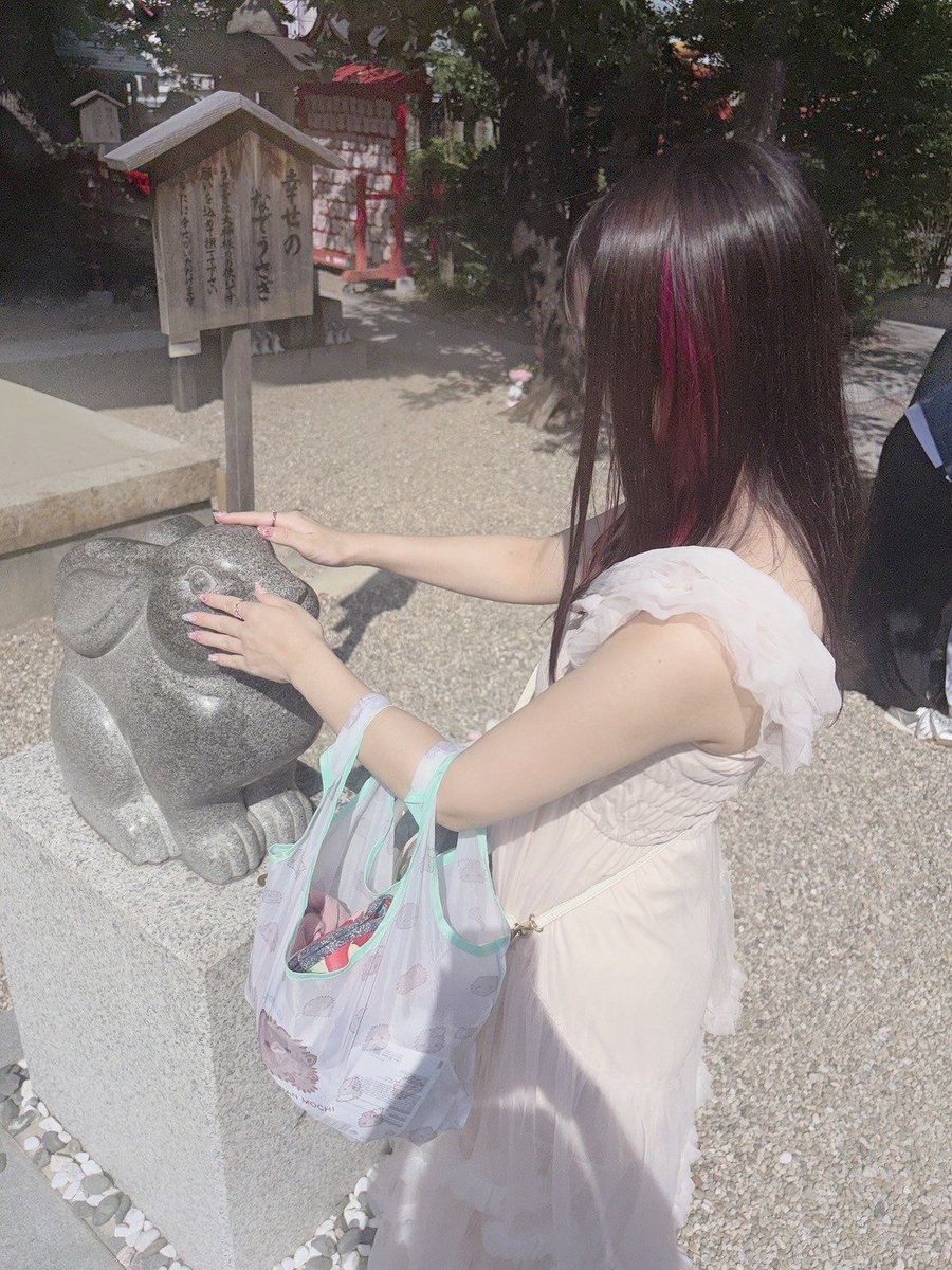 shiraishi_ft's tweet photo. うさぎ神社（三輪神社）行ってきたよ꒰  ᩚ⸝⸝•̥ · •̥⸝⸝  ᩚ꒱ https://t.co/MDrxHZHKZw