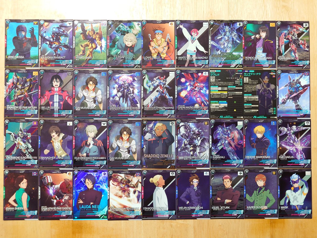 Char_star_sun's tweet photo. アーセナルベース FQ004 配列⑥

頭ジェリドで闇鍋からシークレットが出た配列

闇鍋のシークレットは確定ではないと思いますが、シークレットを狙いたい時は掘ってみるのも1つの手かもしれません

 #アーセナルベース  #配列 https://t.co/SxbOJe3a41