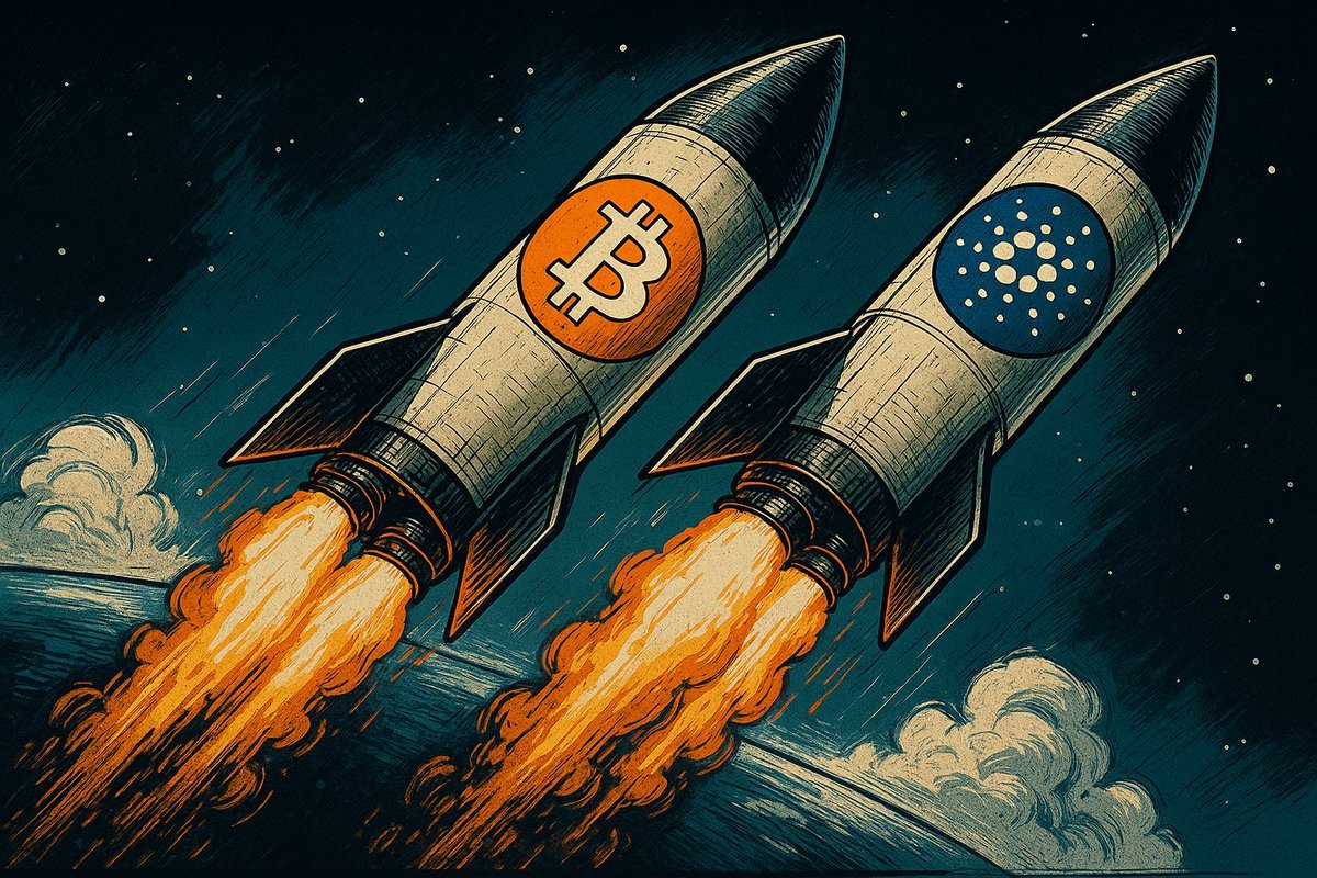 Since Cardano launched in 2017, these were the compound annual growth rate (CAGR) for key assets.

Cardano (ADA): 61%🔵
Bitcoin (BTC): 51% 🟠
S&amp;P 500: 13% 💵
Gold: 11%🪙

What do you expect CAGR to be for BTC and ADA for the next eight years?