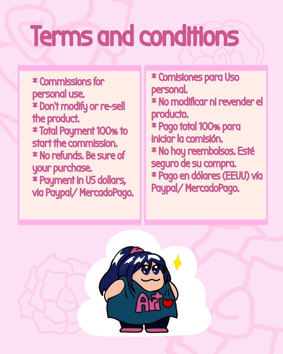 Comisiones 👁️👁️✨
Chibis y de anatomía estándar.
[Ejemplos de mis dibujos en hilo]

#commissionsopen #examplesofmywork