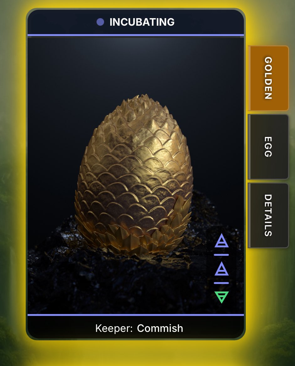 BitBuyTheCoin's tweet image. The only Golden Egg that matters. @drakariaworld