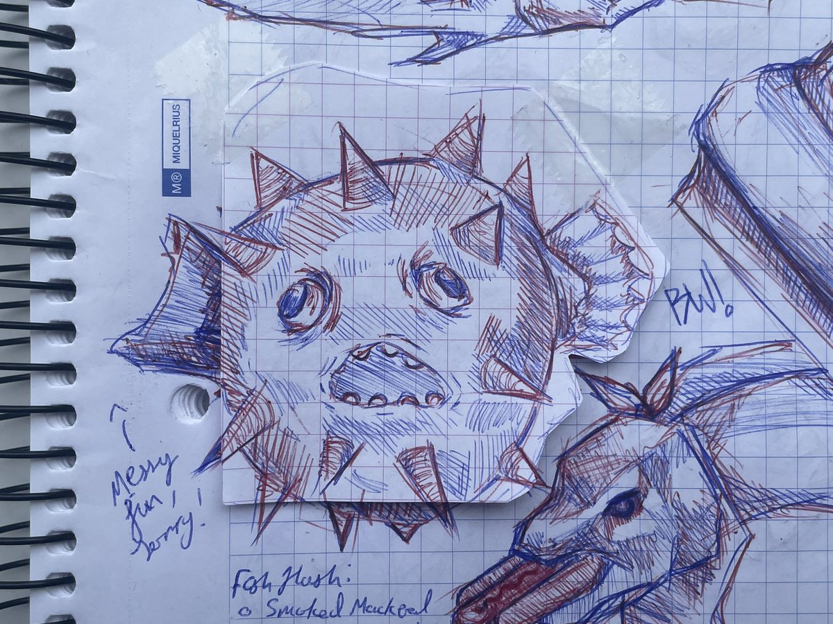 binnedweevil's tweet photo. some sketches for a potential set of fish flash tattoo designs, feeling a lot more in my element again with my messy sketches :)

#art #design #fish #tattoo #tattoodesign #pen #pendrawing #artist #traditionalart #traditionalartist https://t.co/pb6Lrbxqg7