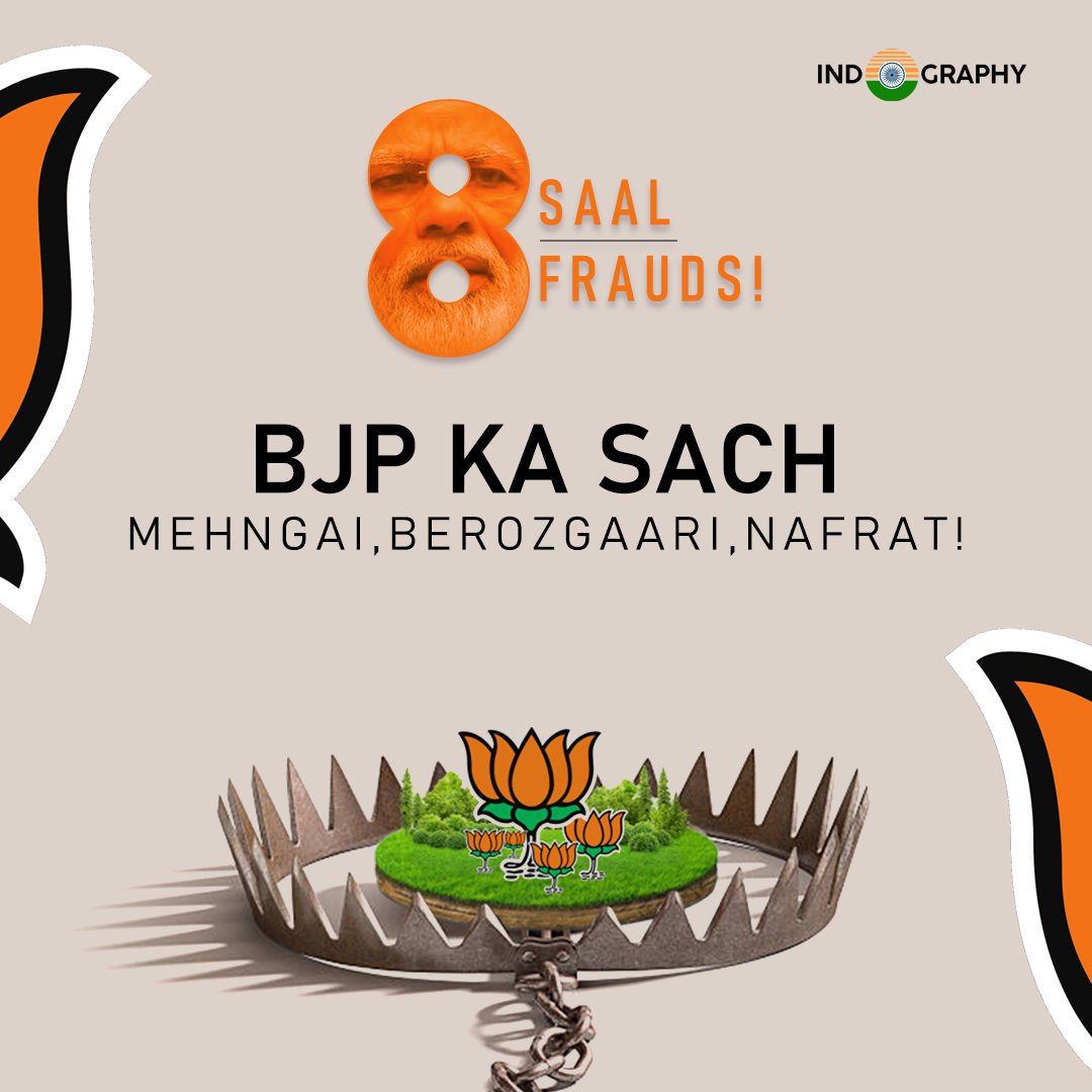 Indography_IN's tweet photo. 1. Rafale Deal Controversy
2. Demonetisation &amp; Cooperative Banks
3. Adani Power Project 
4. PMFBY (Crop Insurance Scheme) Scam
5. Deendayal Upadhyaya Trust Land Scam 
6. Ghost Toilet Subsidy Scam
7. Vijay Rupani Pump-and-Dump
8. Electoral Bonds &amp; Undisclosed Funding
#BJP #PMModi https://t.co/ISoQmIWwTG
