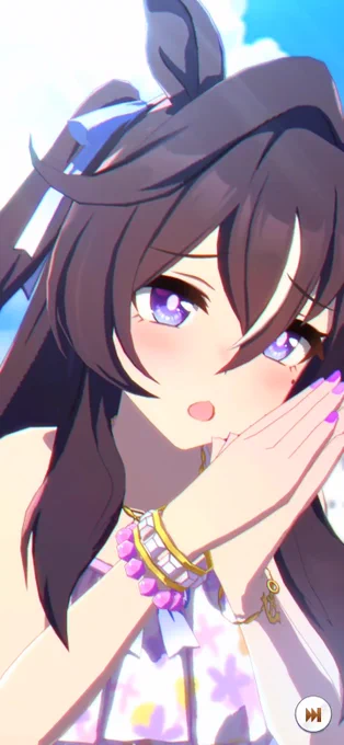 水着ヴィブロス入手!ミッションで石かき集めたけど、結局天井行っちまったーでもすげー可愛い #ウマ娘