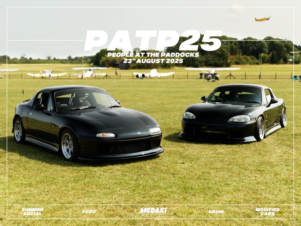 🏎️💨Need something to rev up your weekend?

Meraki Automotive return to Shuttleworth once again for their 'People at the Paddocks' summer social. They'll be bringing over 120 cars this Saturday. Stop by from 09:00 to catch these super machines on site.