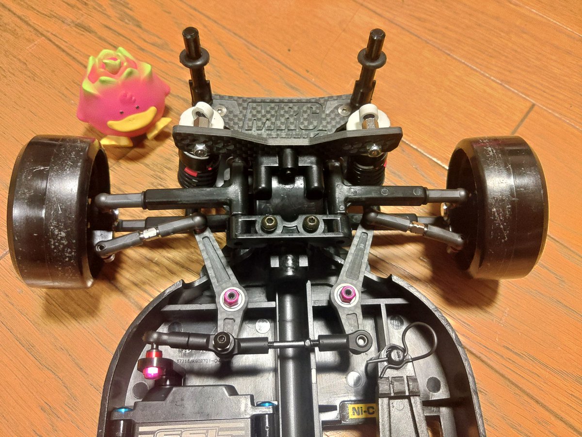 TT01(MRCコンバ) 次回の走行準備が出来ました カーボンワイパーを