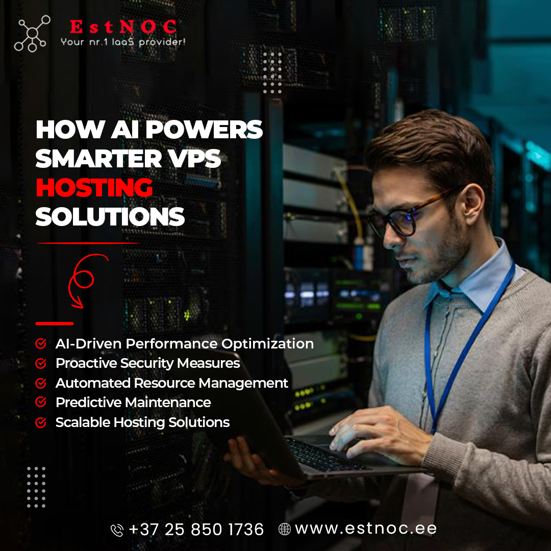 estnoc1's tweet image. 🚀 Unlock the future of VPS hosting with AI! At ESTNOC, we’re transforming the way you experience hosting. 
Visit now :- estnoc.ee
.
.
#estnoc #VPSHosting #AIHosting #SmartHosting #cloudsolutions #ServerOptimization #cybersecurity #dataprotectionmatters #predictive