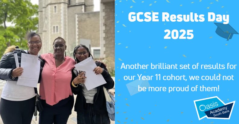Congratulations to our amazing Year 11 students on a brilliant set of GCSE results. 🎉They worked so hard and it paid off! We have loved celebrating their achievements today. 👏💙

#gcseresultsday2025