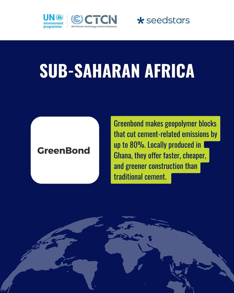 theseusdevelop's tweet photo. Our team from Ghana 🇬🇭 represents Sub-Saharan Africa as one of four global startups in the Youth Climate Innovation Accelerator by @UNFCCC_CTCN &amp; @Seedstars — pushing sustainable concrete innovation forward. https://t.co/600uIiXxwU