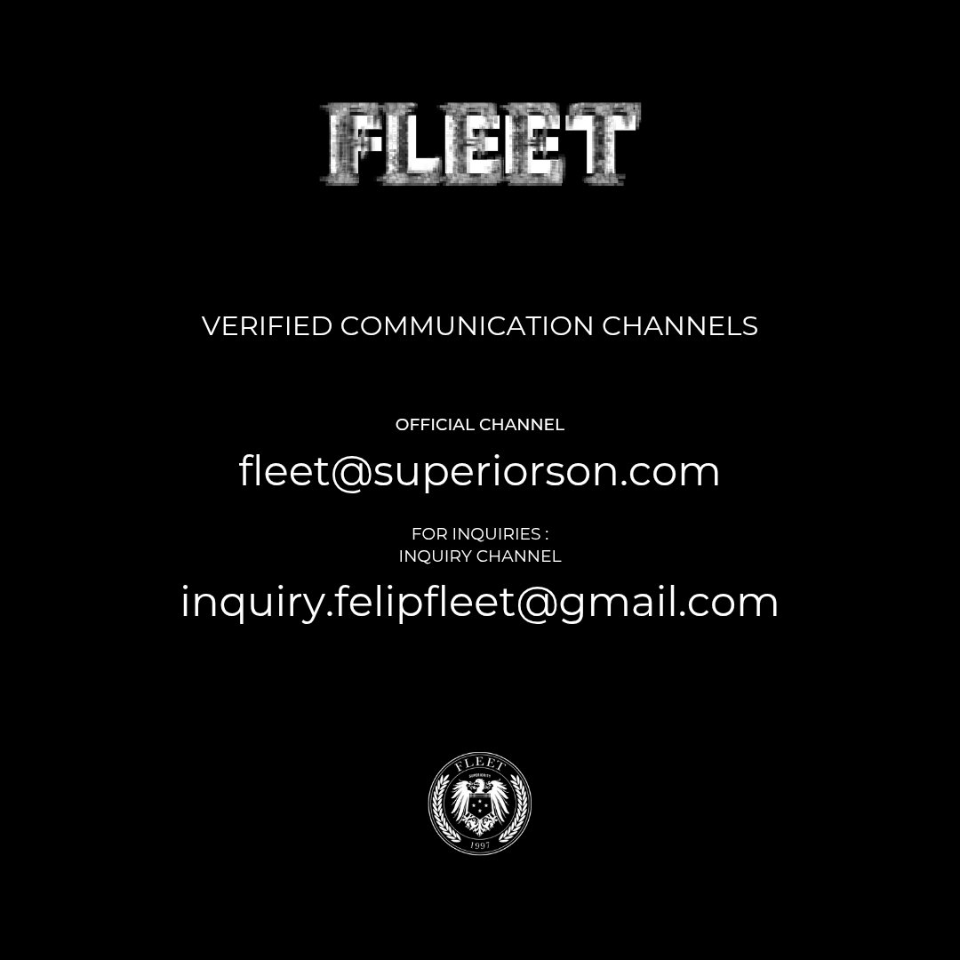 fleetmoderator's tweet photo. Two signals, two purposes. 

Official dispatch sails only through fleet✦superiorson✦com—sharp-sailed. 

All inquiries drop anchor at inquiry.felipfleet✦gmail✦com—where responses will meet you.

#FELIP #FELIP_FLEET
#FLEETCommand https://t.co/tZmIqSEGWe