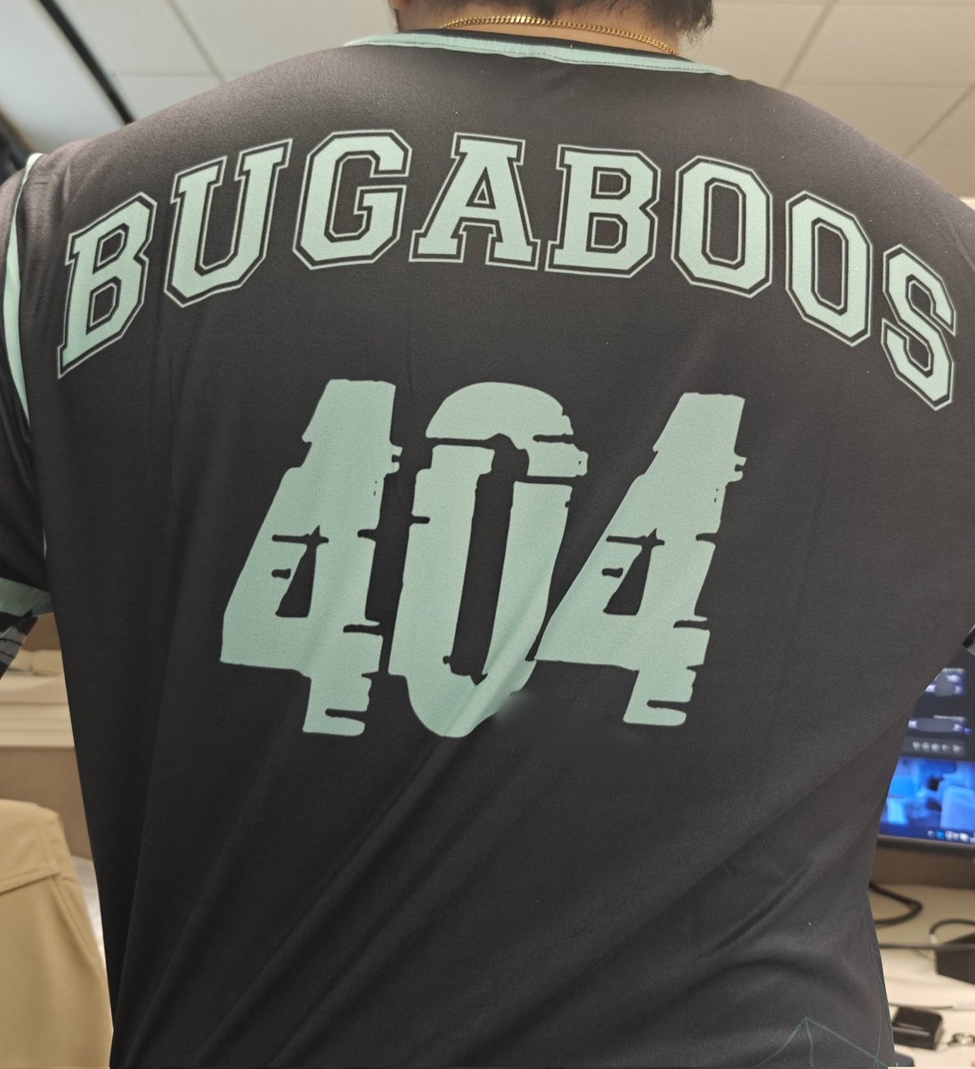 #Terra404
Representing Bugaboos at work with this cool shirt.
