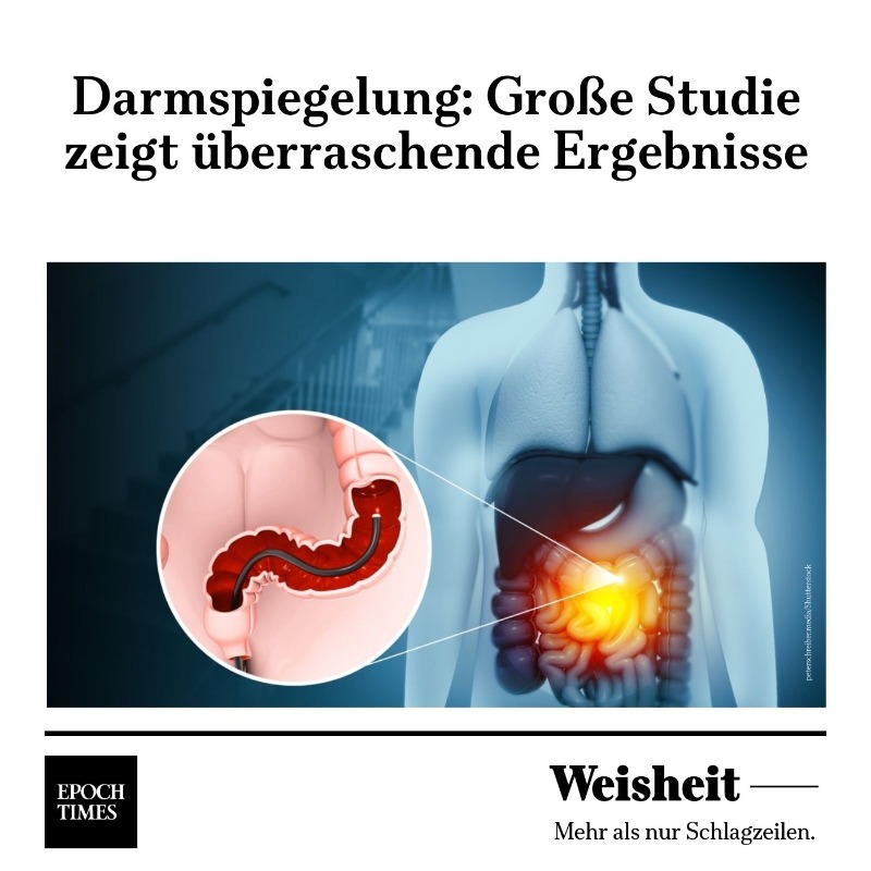 EpochTimesDE's tweet photo. Ärzte behaupten seit Langem, dass Darmspiegelungen Krebs vorbeugen. Jedes Jahr werden in Deutschland etwa. 600.000 Darmspiegelungen durchgeführt.

Aber was diese Studie aufgedeckt hat, könnte Sie dazu bringen, zweimal nachzudenken, bevor Sie den Untersuchungsraum betreten.