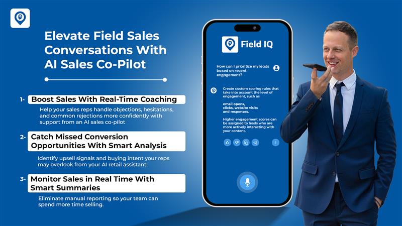 FieldIq22310's tweet photo. Boost sales with real-time coaching, catch hidden opportunities, and track performance instantly with Field IQ, 

The AI Sales Co-Pilot built for field teams. 🚀
Smarter conversations = more conversions.

#SalesCoPilot #FieldSales #AI #SalesEnablement https://t.co/lOdc2ViDBf