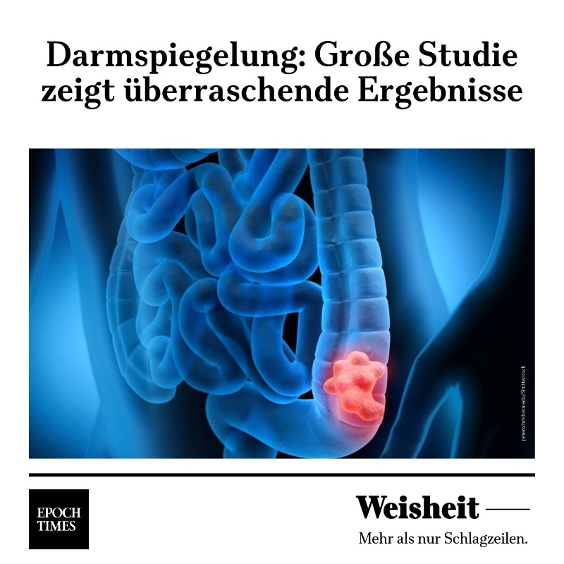 EpochTimesDE's tweet photo. Ärzte behaupten seit Langem, dass Darmspiegelungen Krebs vorbeugen. Jedes Jahr werden in Deutschland etwa. 600.000 Darmspiegelungen durchgeführt.

Aber was diese Studie aufgedeckt hat, könnte Sie dazu bringen, zweimal nachzudenken, bevor Sie den Untersuchungsraum betreten. 👇