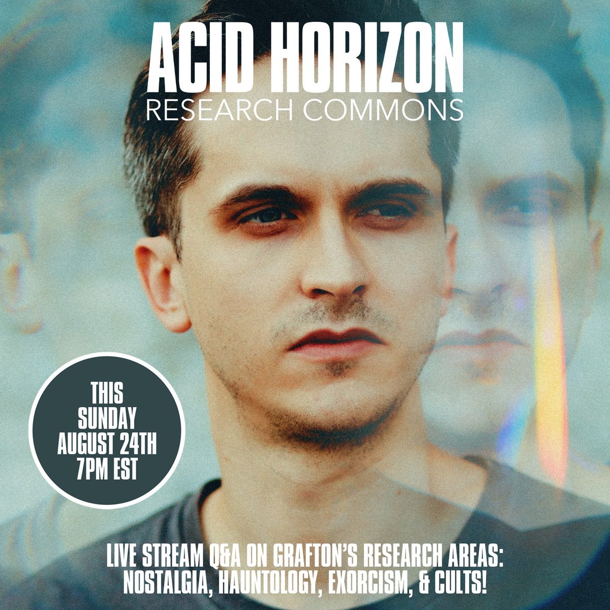 This Sunday, Aug 24 at 7PM EST: a live meet &amp; greet with <a href="/GraftonTanner/">Grafton Tanner</a>  on the Acid Horizon Research Commons. We’ll talk The Politics of Nostalgia, plus his earlier work on cults, exorcism, and media. Enroll now + join live Q&amp;A!