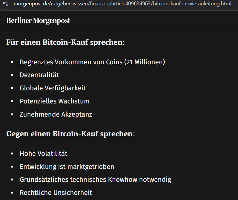 BitcoinJoker 🃏∞/21M (@bitcoinjoker42) on Twitter photo Gegen einen <a href="/morgenpost/">Berliner Morgenpost</a> Abo-Kauf sprechen:
🔴Hohe Volatilität der Informationsgenauigkeit
🔴Berichterstattung ist klickgetrieben
🔴Kritisches Leseverständnis notwendig
🔴Redaktionspolitische Unsicherheit
Studiert das Fiat-Geldsystem und #Bitcoin Gegen einen <a href="/morgenpost/">Berliner Morgenpost</a> Abo-Kauf sprechen:
🔴Hohe Volatilität der Informationsgenauigkeit
🔴Berichterstattung ist klickgetrieben
🔴Kritisches Leseverständnis notwendig
🔴Redaktionspolitische Unsicherheit
Studiert das Fiat-Geldsystem und #Bitcoin
