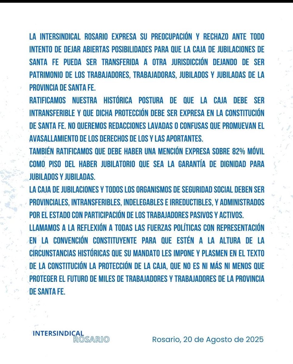 Martín Lucero, secretario general de <a href="/sadoprosario/">SADOP Rosario</a> e integrante de la Intersindical de Rosario, sobre la Caja de Jubilaciones y la paritaria docente en Santa Fe: "Desde el inicio de la constituyente venimos pidiendo que sea declarada intransferible"