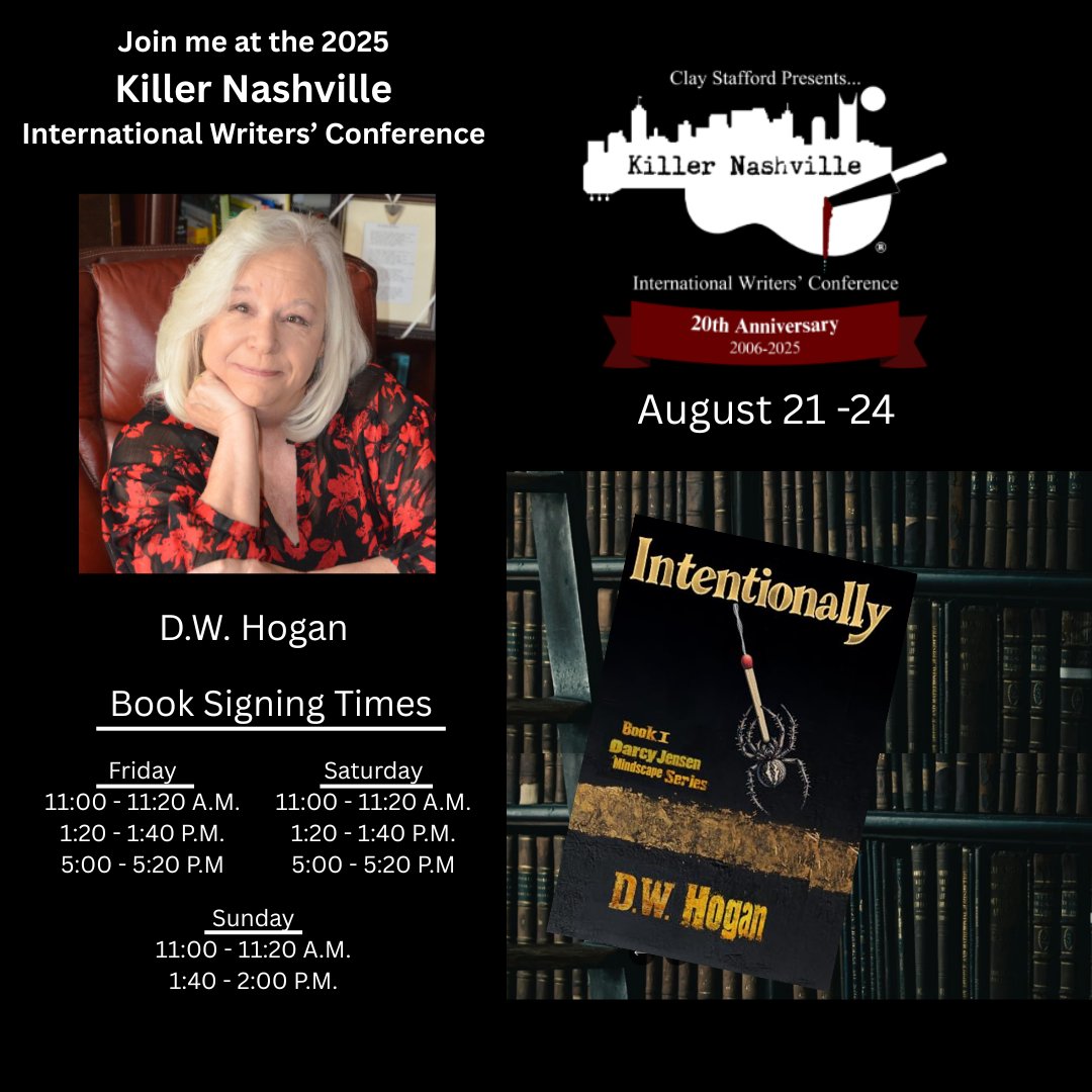 DawnDWHogan1's tweet image. #killernashville #booksigning #intentionally #sistersincrime #dwhogan