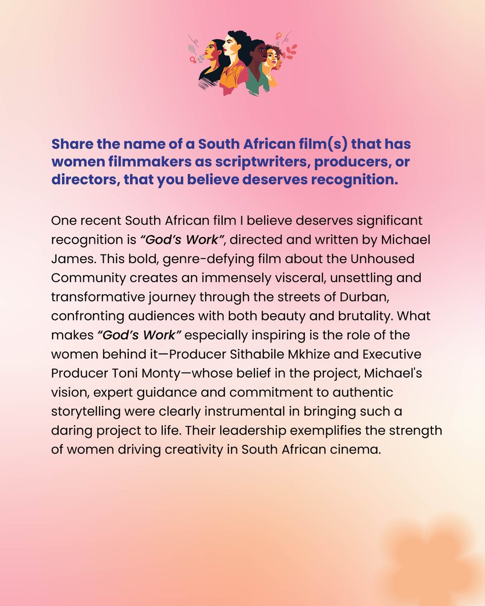 Today, we celebrate Taryn Joffe. 🎥🌍
A film curator, programmer &amp; strategist whose work bridges African and global cinema—championing film as a catalyst for dialogue, collaboration, and change. 💫
#ISeeHerToo #NFVFCelebratesHer #WomenInFilm #FilmIndustry #SouthAfricanFilm