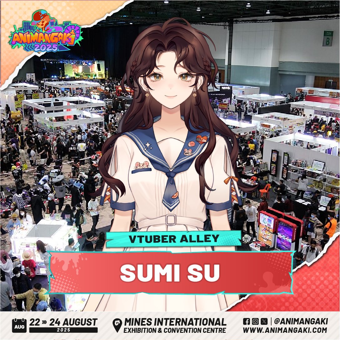 ____usimus_'s tweet photo. Sumi's body will be at @animangaki but her👻will be at home! ♡⸜(˶˃ ᵕ ˂˶)⸝♡
*Remember to tag or post with hashtags of #SumiSu #SuketchMi if you had📸with/of me! (๑>•̀๑)
#ENVtuber #VTuberUprising #Vtubers #animangaki2025 https://t.co/N4jPmPyIlX