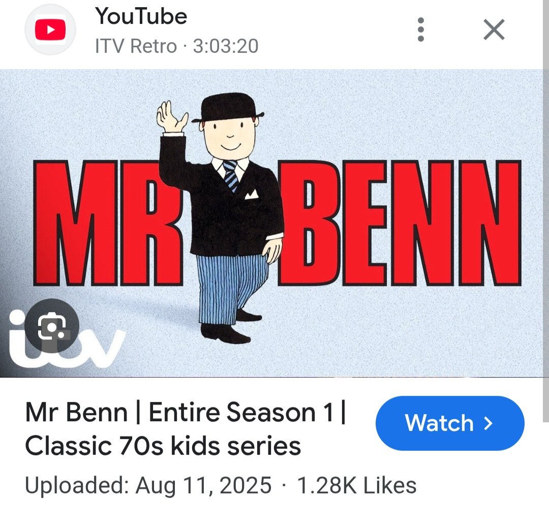 Hello <a href="/ITV/">ITV</a> ...
Mr Benn didn't have 'Seasons'.
He had series.
Series One &amp; Series Two. Ok?
Sport has seasons, not television programmes.
