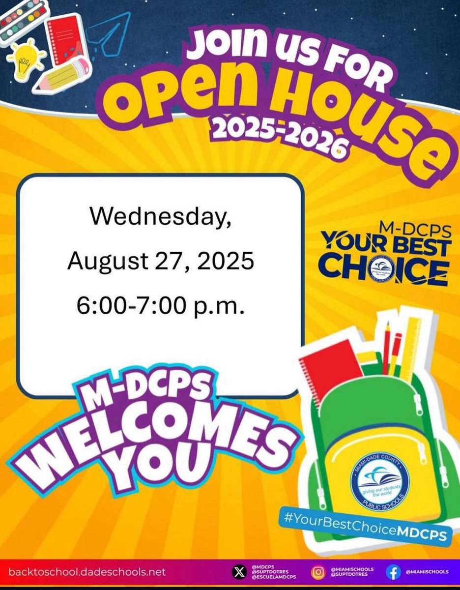 Join us for our Open House on Wednesday, August 27th from 6-7pm.