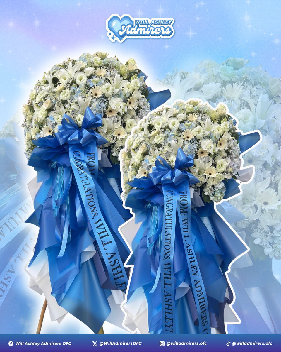 Will Ashley Admirers OFC (@willadmirersofc) on Twitter photo Congratulatory flowers were sent to the press conference for Will Ashley's new movie.
Congratulations on your new movie, wishing you and the movie all the best!
WAA admins and members are so proud of you! 🩵
WILL BACK2BACK MOVIES
#WillAshley <a href="/WillAshley05/">Will Ashley</a> Congratulatory flowers were sent to the press conference for Will Ashley's new movie.
Congratulations on your new movie, wishing you and the movie all the best!
WAA admins and members are so proud of you! 🩵
WILL BACK2BACK MOVIES
#WillAshley <a href="/WillAshley05/">Will Ashley</a>