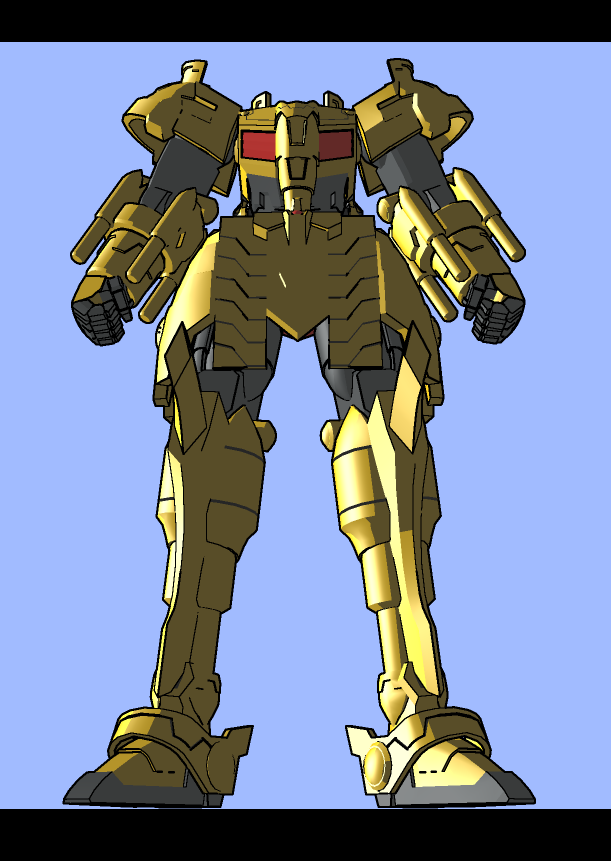 DivideTW's tweet image. ●ガンダム・ザ・ゴールド_可変機構問題
　資料を見ると、SD⇔巨神体で胴体中央部パーツがあからさまに形状変化してます。
対応策としてその部分のみパージ可能とし、反転して戻す＆足らない部分は腹専用パーツに組み込む事で決断的解決。

オマケ
斧の形状問題
頭無し巨神体
　#SDガンダム