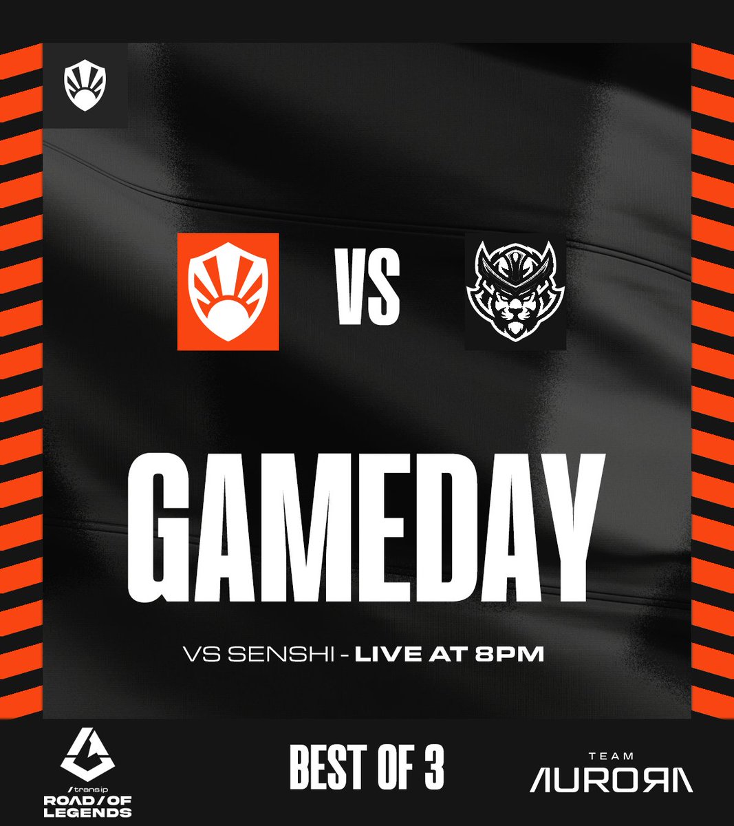 🚧/!\ GAMEDAY ALERT /!\🚧

Looks like we're facing a Giant tonight, <a href="/MahonixMan/">Mahonix</a> we're coming for you😎

Live at 8PM Tonight don't miss out ! 

🎥|NL| twitch.tv/road_of_legends 
📷|FR|  twitch.tv/ouat_tv

#ARAWIN #ROL