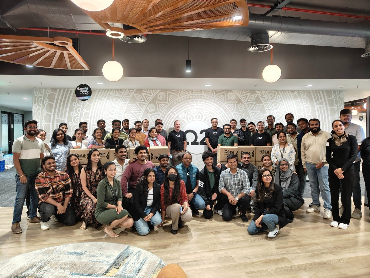 RiseIndia2030's tweet image. . @Q2_Software Hunger Champions in Bangalore packaged 25,056 meals, bringing hope and nourishment to children supported by our NGO partners. Together, we’re building a #hungerfree future!  #CSR #foodforall #nutritionforall #corporatevolunteering