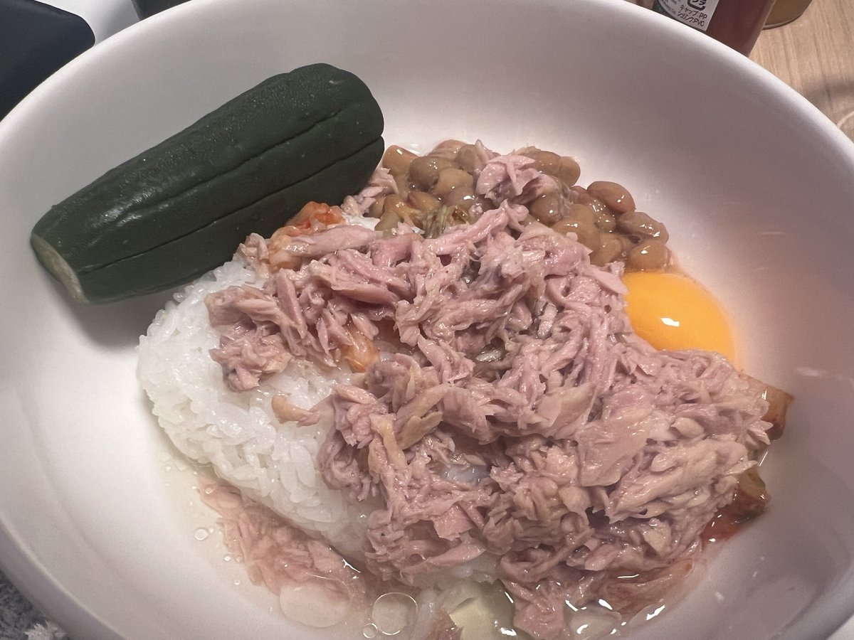 栄養満点のごはん。