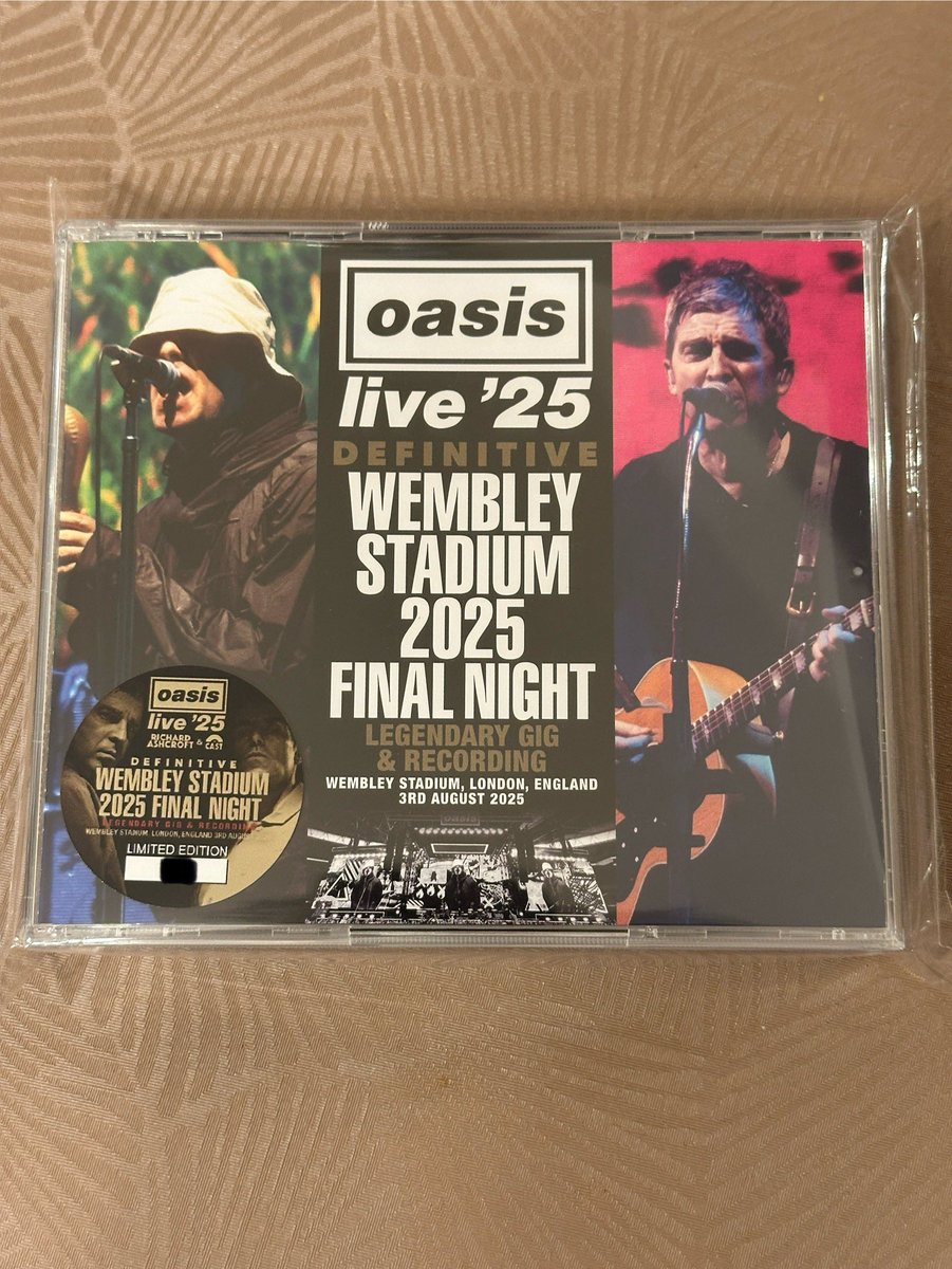 先日告知が出た、LHによるオアシスの独占新作ライブ音源タイトルですが