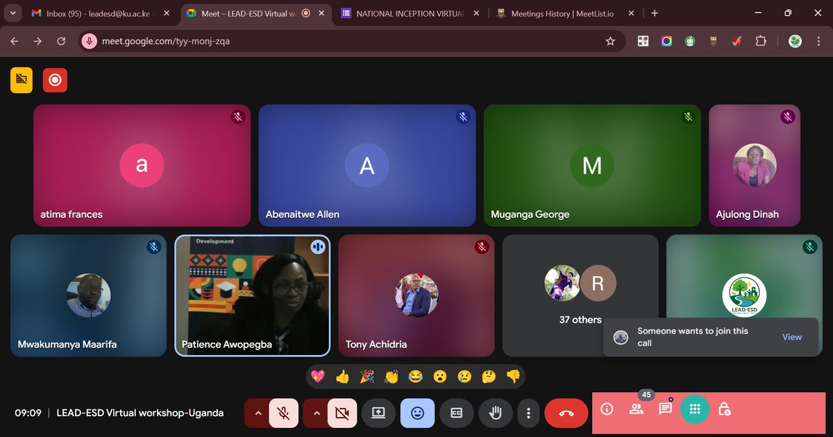 Uganda has initiated the LEAD-ESD Certification training to advance education for sustainable development (SDG 4.7) in Eastern Africa. For more information, click here: unesco-uganda.ug/uganda-launche…