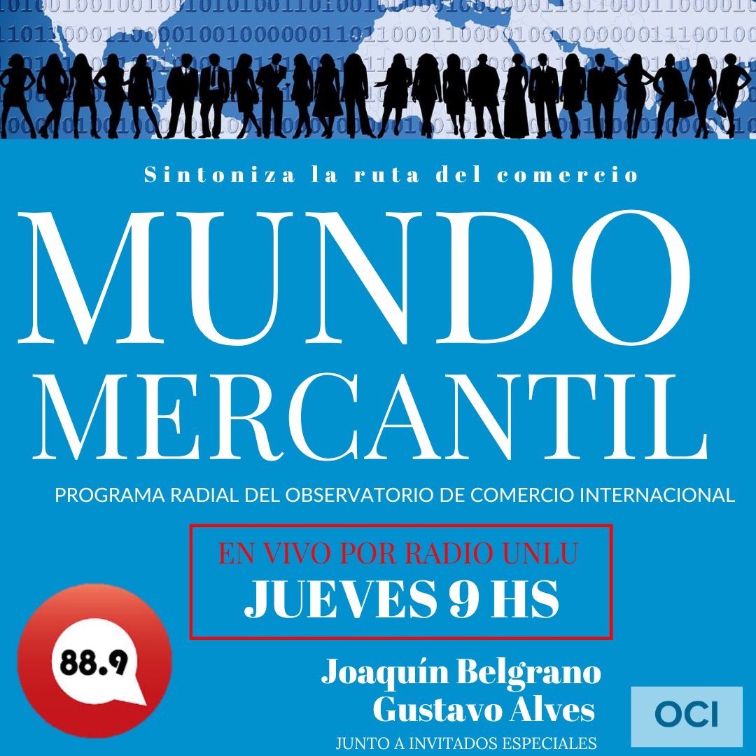 oci_unlu's tweet photo. ¡Análisis económico global y local! 🌎🇦🇷
Hoy, jueves 21 de agosto, a las 9 AM, sintonizá Radio UNLu FM 88.9 o usá la APP de Radio Universidad para un micro de economía imperdible. https://t.co/GBINBlcnyl