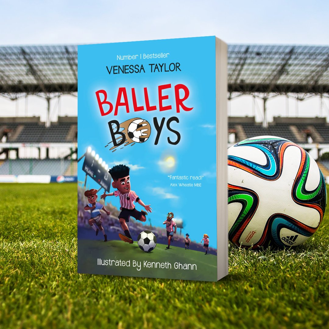 Happy Publication Day to Venessa Taylor and Kenneth Ghann 🥳 We love Baller Boys and we adore this makeover! Out now in paperback ⚽️

#BallerBoys
#footballbooks
#diversechildrensbooks
