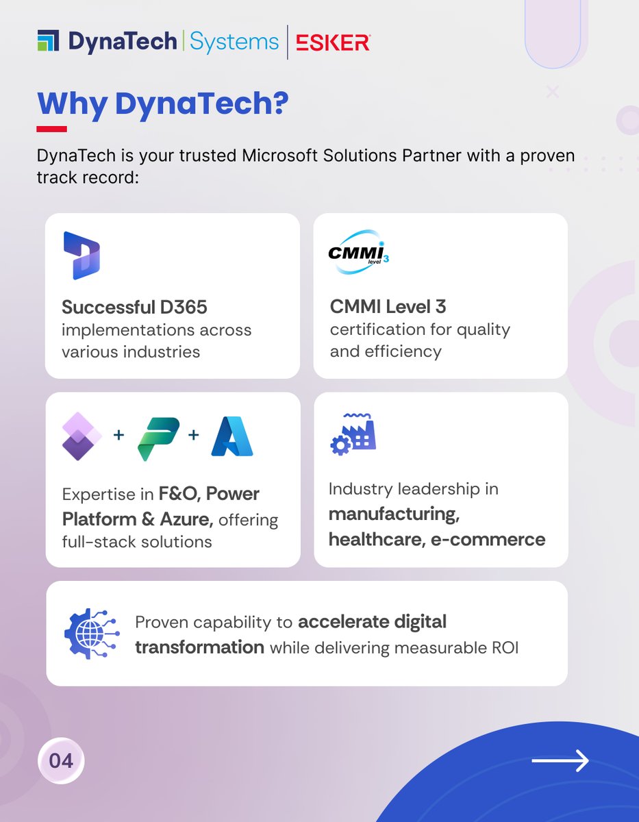 We’ve partnered with <a href="/EskerInc/">Esker</a> to bring AI-powered finance automation into Dynamics365 Finance

Faster approvals ✅ 
Seamless integration ✅ 
Smarter automation ✅

#FinanceAutomation
