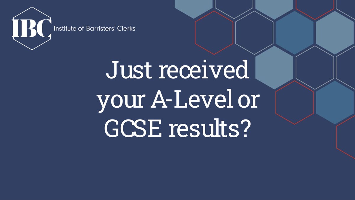 Have you or somebody you know just received A-Level or GCSE results?
<a href="/ibc_org/">IBC</a> advertises a range of entry-level roles in barristers’ chambers which do not require a degree. 
More: ibc.org.uk/wp-content/upl…
Vacancies: ibc.org.uk/jobs/

#ResultsDay #ALevelResults #CareerInLaw