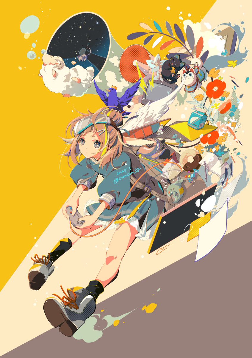 concon38's tweet photo. しばらく作業中なので、自己紹介を置いて机に戻ります！

・デジタルとアナログ半々
・東京コミティアにいる、次回11月予定
・使えるアナログ画材は名刺写真をよーく見てください
・営業職の社畜
・地元は札幌、関東で溶けてる
・ケモミミがすき
・鉄道もすき(車両鉄、一般通勤車両派) https://t.co/OX8Tg6iknS