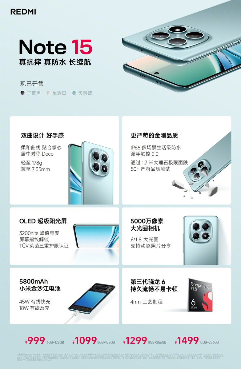 #REDMINote15Series