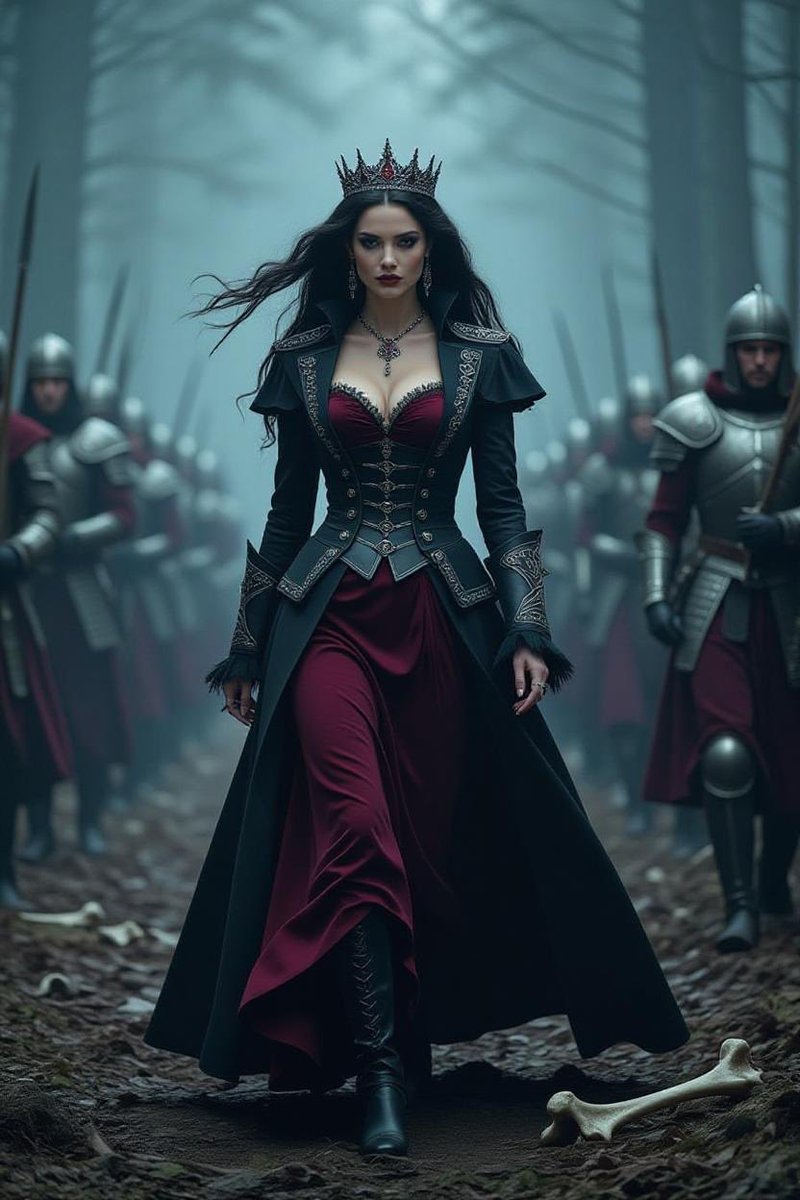 CastleGildar's tweet photo. Queen Gildar marches on towards her next battle with her Horde, saving those who are deemed worthy, and decimating those not, in a fury of claws, teeth &amp; steel.

Are you worthy?

AI #grok for the Castle.

#cadtlegildar #queen #fantasy #AIgirl https://t.co/zOyGFJFmJS