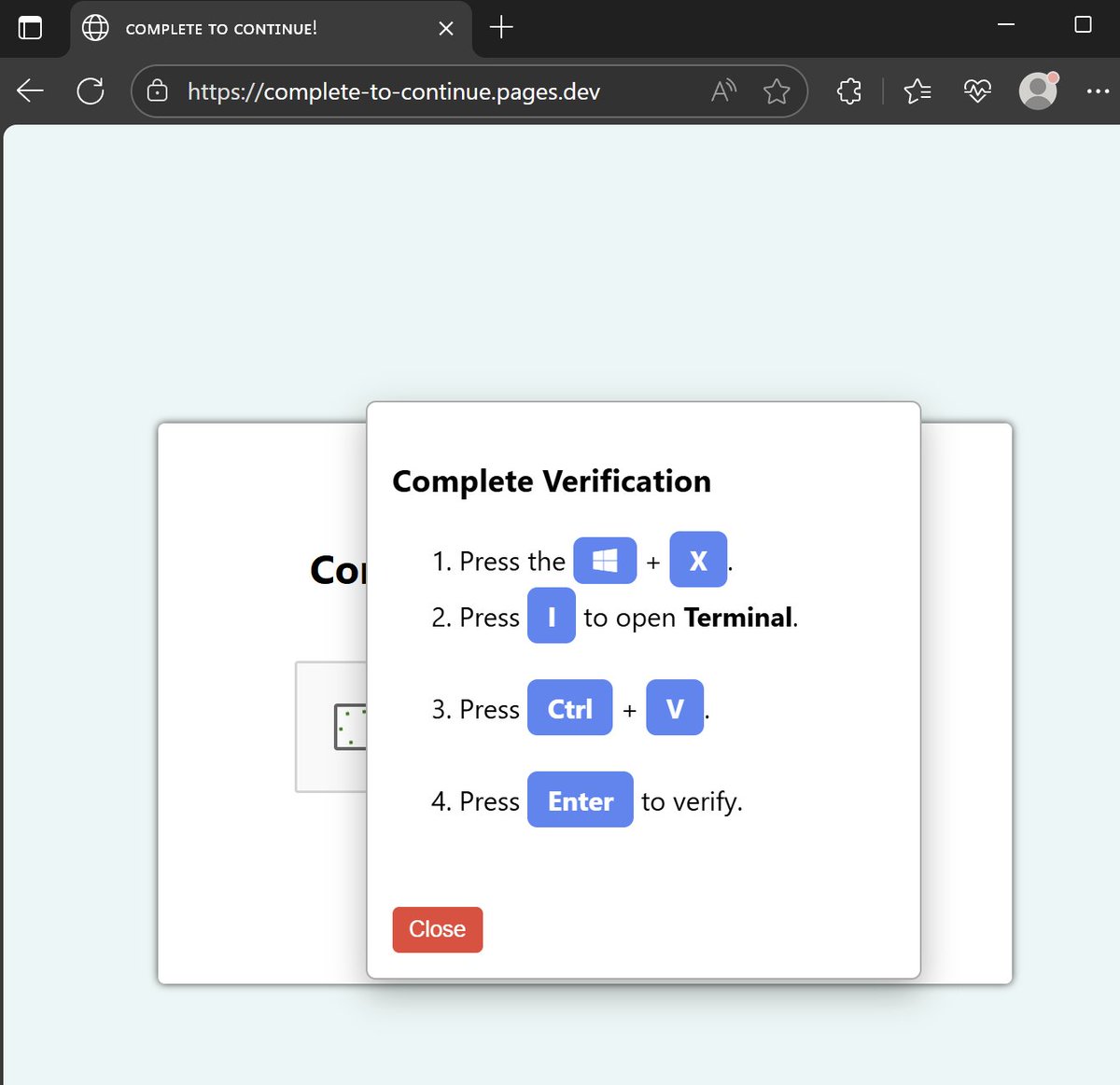 g0njxa's tweet image. A Windows #Clickfix alternative seen in the wild on a mass-spreading malware campaign bypassing traditional Win+R shortcut restrictions

User is asked to open the Windows Power User menu (Win+X), open a Powershell terminal and paste and running a malicious Clickfix-style command