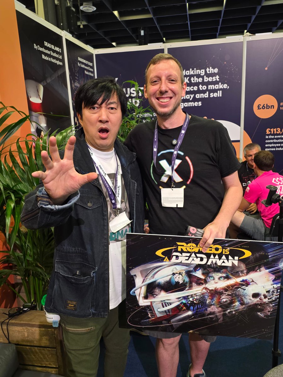 André (@andresegers) on Twitter photo I got to play Romeo is a Dead Man! Can't talk about it quite yet, but I can say I got to chat the absolutely wonderful <a href="/suda_51/">SUDA51/須田剛一</a> again. What a lovely man! Videos coming in a few days! I got to play Romeo is a Dead Man! Can't talk about it quite yet, but I can say I got to chat the absolutely wonderful <a href="/suda_51/">SUDA51/須田剛一</a> again. What a lovely man! Videos coming in a few days!